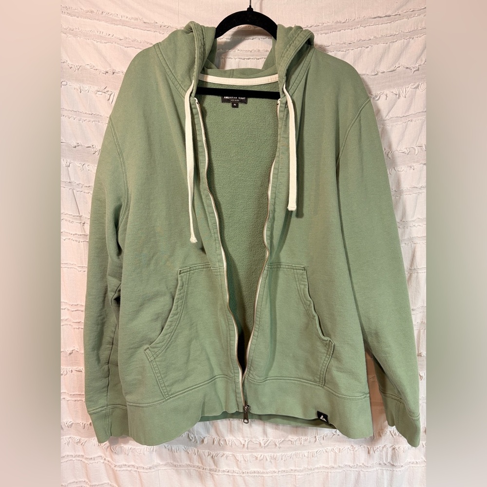 American Giant midweight full zip hoodie